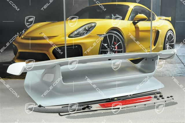 GT3 spoiler cover / bonnet with rear wing, complete