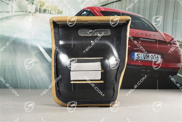 Notsitzkissen, Cabrio, Raffleder, Savannabeige, L