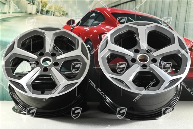20" komplet felg Taycan Offroad Design, 9J x 20 ET54 + 11J x 20 ET60