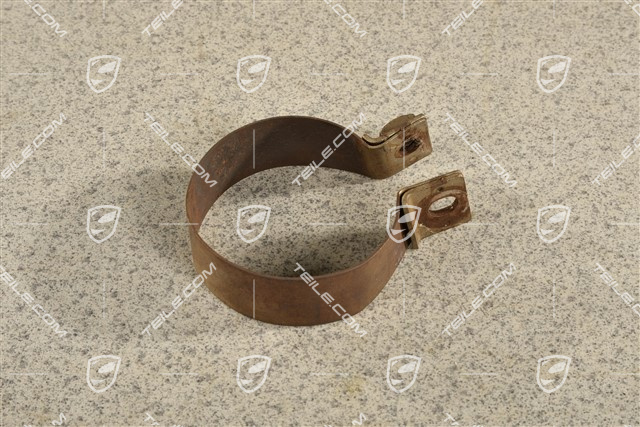 Exhaust tensioning / restraining strap / clamp, L=R