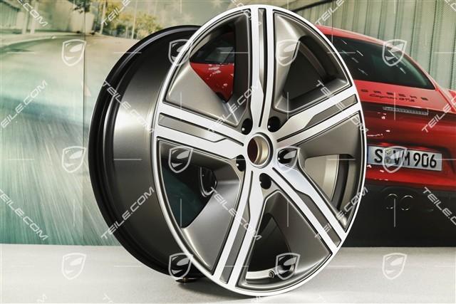 22" felgi Macan Exclusive Design, komplet, 9J x 22 ET29 + 11J x 22 ET47, Turbonit