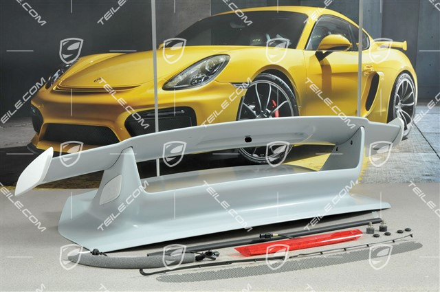 GT3 spoiler cover / bonnet with rear wing, complete