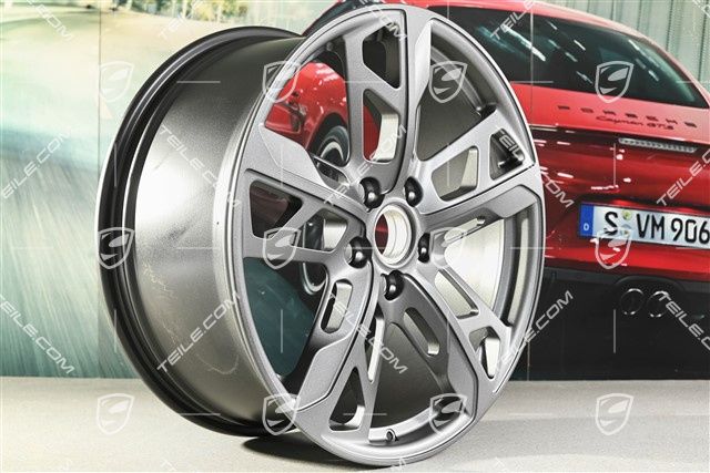 21" Felge Cross Turismo Design, 9,5J x 21 ET60, Vesuvgrau
