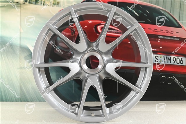 19" Felge GT3RS / GT3RS 4.0, GT-Silber, 12J x 19 ET48