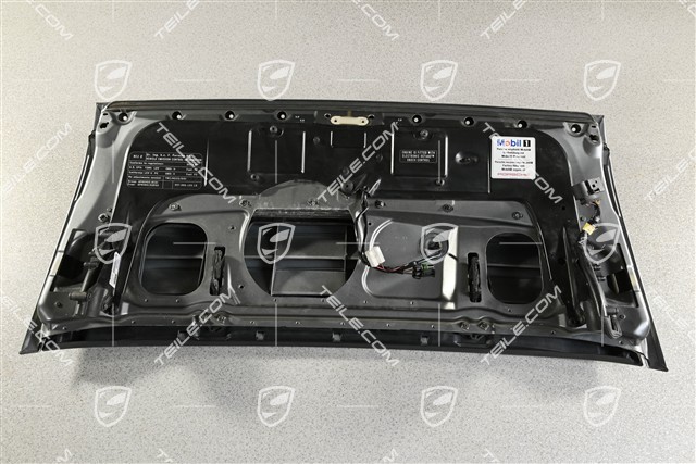 Engine cover (rear flap), C4, complete, Facelift 09-, USA