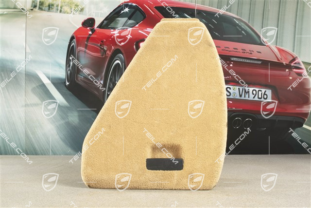 Deckel, Seitenwandverkleidung, Teppich / Perlvelours, Sandbeige, L