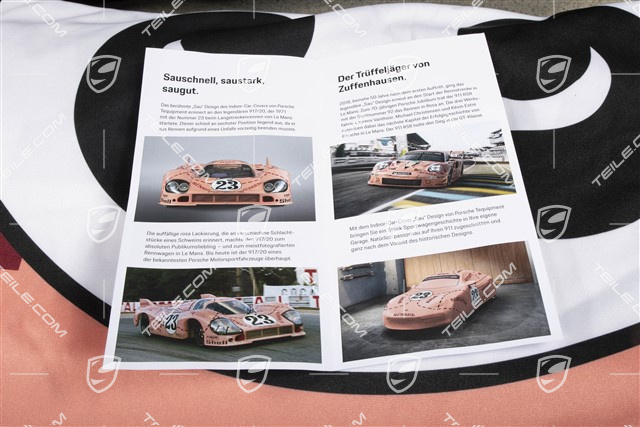 Car Cover, indoor, „Pink Pig" Design, Carrera