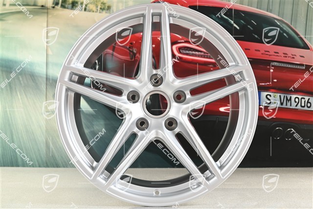 19" felga Carrera VI, 11J x 19 ET56, srebrny brylantowy / Brilliantsilber