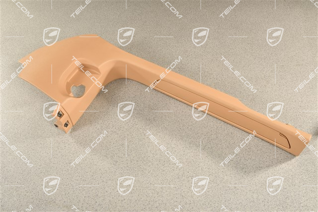 Tapicerka słupka-A, część dolna, beżowa, L