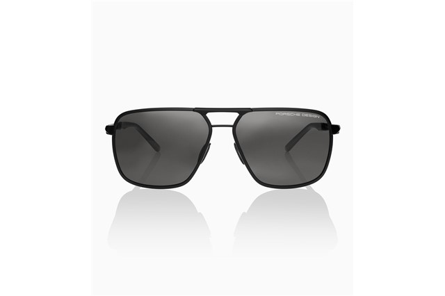 "60Y 911" okulary Porsche Design P'8966, edycja jubileuszowa 60 lat Porsche 911, edycja limitowana, czarno-popielate