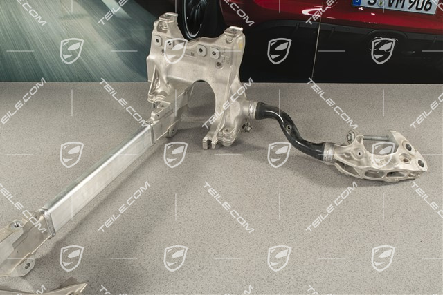 Auxiliary support front axle