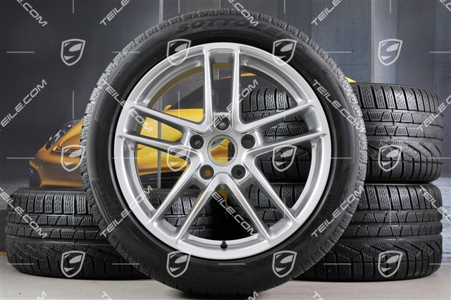 19-inch winter wheels set Turbo II, rims 9J x 19 ET60 + 10J x 19 ET61 + NEW Pirelli Sottozero winter tyres 255/45 R19 + 285/40 R19, without TPM