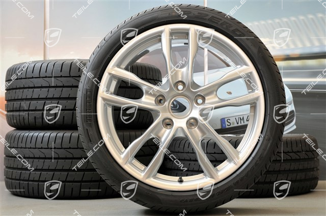 19" Boxster S Sommerräder Satz, 8J x 19 ET57 + 9,5J x 19 ET45, Reifen 235/40 ZR19 + 265/40 ZR19
