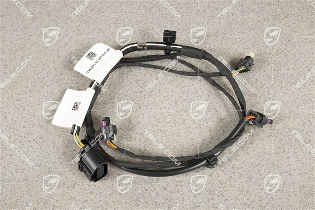 Wiring harness rear bumper, LED daytime diving lights, ParkAssist
