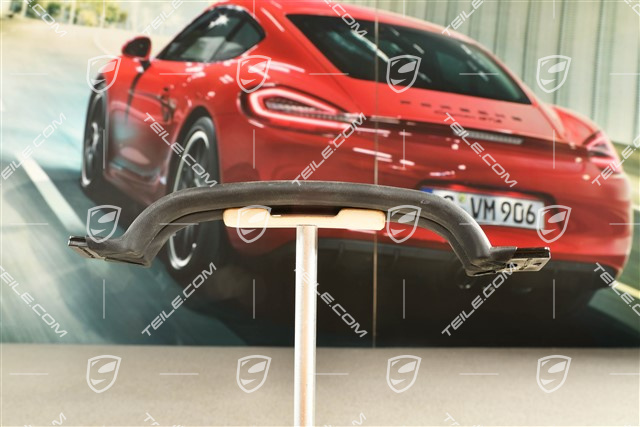Carrera RS / Speedster, Zuziehgriff, leder, Schwarz, L=R
