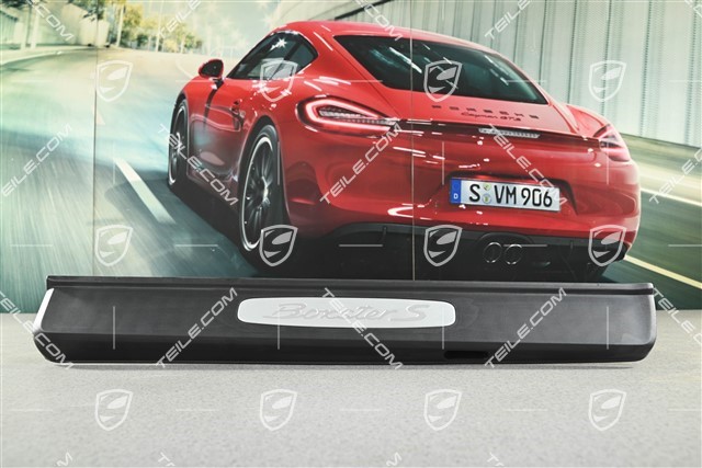 Blende, Einstiegleiste, Boxster, Schwarz, L