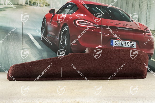 Schowek / kieszeń tapicerki drzwi, dywan / skóra, Burgundy, R