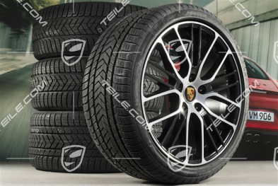 21-inch winter wheels set "Exclusive Design Sport", rims 9,5 J x 21 ET71 + 10,5 J x 21 ET71 + Pirelli Sottozero III winter tires 275/35 R21 + 315/30 R21, black high gloss