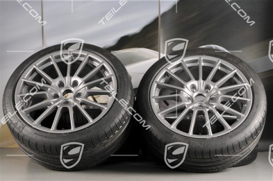 20" Komplet kół letnich Panamera Sport, felgi 2 x 9,5J x 20 ET 65 + 2 x 11,5 J x 20 ET 63, opony 255/40 ZR20 + 295/35 ZR20 z RDK