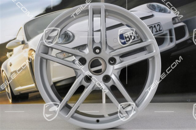 19" disc wheel rim set Carrera, 8,5J x 19 ET54 + 11J x 19 ET48, Brilliantsilver
