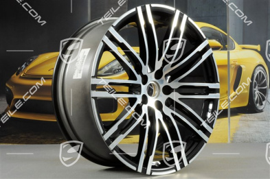 21-inch Turbo III alloy wheel rim, 9J x 21 ET26, black high gloss