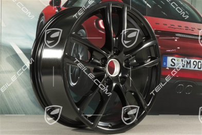 19" Felge Boxster S III, 8J x 19 ET57, Schwarz Hochglanz
