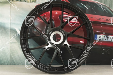 20" Felge Turbo Sport III, Zentralverschluss, 11,5J x 20 ET56, schwarz seidenmatt