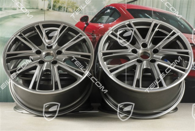 20" komplet felg Exclusive Design, 10,5J x 20 ET71 + 9,5J x 20 ET71, do użytku w zimie, platinum silver