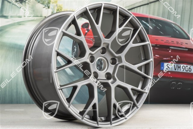 21" Felga RS Spyder, 11,5J x 21 ET67, platinum satynowy półmat