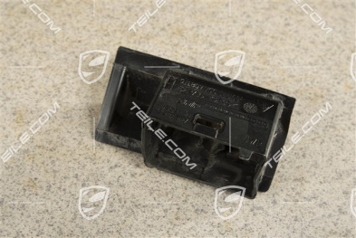 Reversing camera cover trim, Black matte