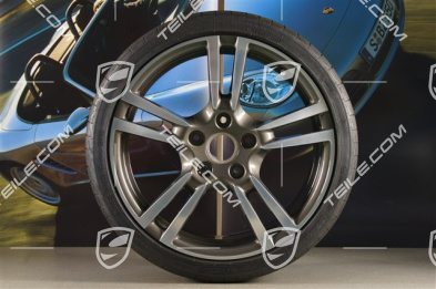 19" Sommerräder Satz TURBO II, Felgen 8J x 19 ET57 + 11J x 19 ET67 + Reifen 235/35 ZR19 + 295/30 ZR19, mit RDK