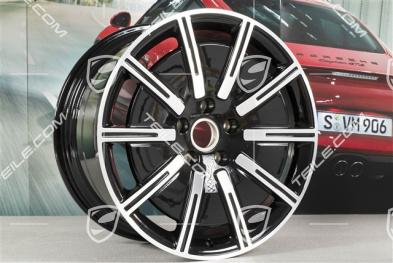 20-inch wheel rim Sport Aero, 11J x 20 ET60, black high gloss + glossy Surface