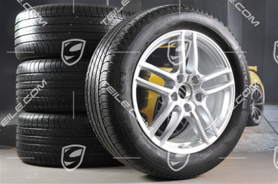 19" Cayenne Turbo IV Ganzjahresräder Satz Facelift 2014->, Felgen 8,5J x 19 ET59 + Michelin Latitude Tour HP Ganzjahresreifen 265/50 R19, mit RDK-Sensoren