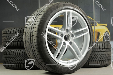 19" Komplet kół zimowych Carrera, 8,5J x 19 ET54 + 11J x 19 ET69 + NOWE opony zimowe Continental 235/40 R19 + 285/35 R19, bez czujników ciśnienia RDK