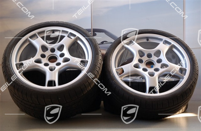 19" Winterräder Carrera S, C2 / C2S, Felgen 8J x 19 ET57 + 11J x 19 ET 67, Reifen 235/35 R19 + 295/30 R19