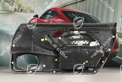 Türverkleidung mit Airbagblende, Klangpaket, Leder, Spacegrau, L