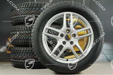 19" Koła zimowe Cayenne Turbo, felgi 8,5 J x 19 ET 59 + NOWE opony zimowe Dunlop 265/50 R 19 110V XL M+S, bez czujników ciśnienia RDK
