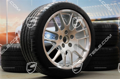 20" Koła letnie komplet RS Spyder, felgi przednie 9,5J x 20 ET65 + tylne 11J x 20 ET68 + opony letnie Michelin 255/40 ZR20 + 295/35 ZR20, z czujnikami