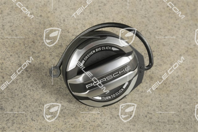 Exclusive Design Tankdeckel, Aluminium-Optik