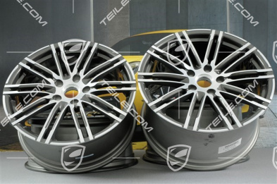 20" Felgi Turbo III, komplet, felgi 8,5J x 20 ET51 + 11J x 20 ET56
