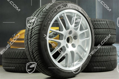 20" Komplet kół zimowych RS Spyder, felgi 9,5J x 20 ET65 + 10,5J x 20 ET65 + NOWE opony zimowe Michelin Pilot Alpin 4, 255/40 R20 + 285/35 R20, z RDK