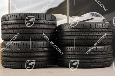 20" SportDesign Sommerräder Satz, Schwarz (hochglanz) - exlusive 911, 8,5J x 20 ET51 + 11J x 20 ET70, Reifen 245/35 ZR20 + 295/30 ZR20, mit RDK-Sensor