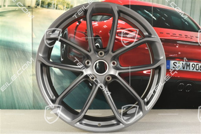 22-inch GT Design wheel rim, 11.5J x 22 ET52, vesuvio grey