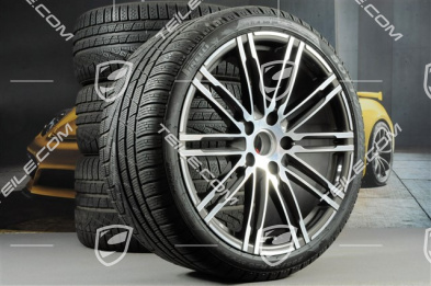 20-inch winter wheels set "Turbo", rims 8,5J x 20 ET51 + 11J x 20 ET52 + NEW Pirelli winter tires 245/35 R20 + 295/30 R20, without TPM