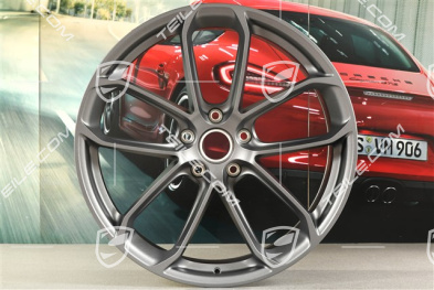22" felgi GT, komplet, 10J x 22 ET48 + 11,5J x 22 ET52, Vesuvgrau