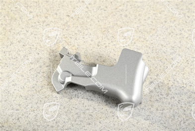 Obudowa zawiasu oparcia fotela, wewnętrzna, srebrna / Silbergrau Metallic, L