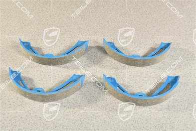 1 Set Handbrake / brake shoe, rear axle (4 pcs.)