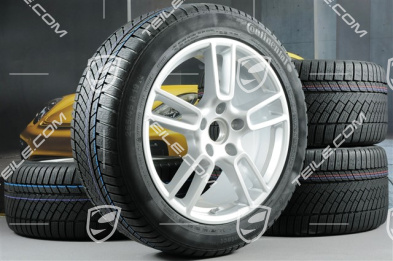 19" Koła zimowe, komplet "Panamera", felgi 9J x 19 ET64 + 10,5 J x 19 ET62 + NOWE opony zimowe Continental ContiWinterContact PS830 P 265/45 R19 + 295/40 R19