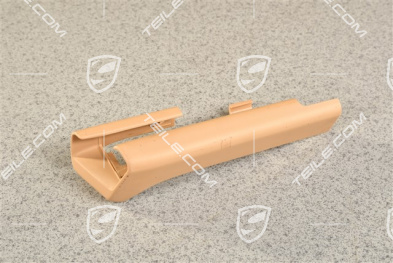 Seat rail cover, Luxor Beige, Rear, L