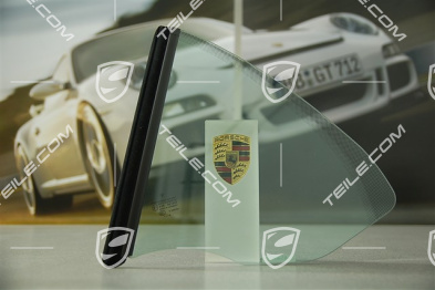 Rear quarter glass, Convertible, L